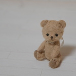5.5cm ビスコースのミニクマちゃん(ブラウン)