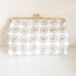 がま口ポーチ フラワー