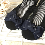 参観日などに♡リボンが可愛い携帯スリッパ