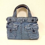 本物デニムbag 【ライトブルー】