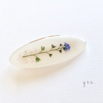 勿忘草のヘアクリップ   