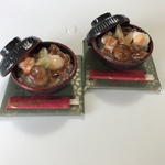 hand made ミニチュアドールハウス すき焼き丼