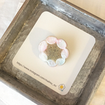 お花のブローチ パールホワイト