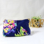 再入荷◆ポケット付メイクポーチ ◆Water Bouquet