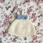 【オーダーメイド受付】どんぐり帽子  リボンデザイン 春夏用 コットン ベビー＆キッズ