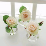 淡いピンクローズセット 結婚式装花にも