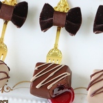 ジャムチョコネックレスチョコ×モカ（ミニ）