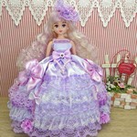 リカちゃん お姫様ドレス 一点物☆パープル