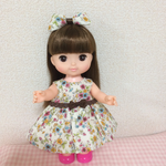 メルちゃんの服ソランちゃんの服リバティワンピース
