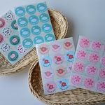 ★Thank Youシール②丸型  桜・花・りんご・雲と虹★