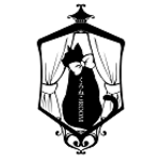 オーダー品☆momoyuzuan様【送料無料】やさぐれ黒猫*あみぐるみストラップ・ボールチェーン