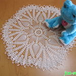 パイナップル編みドイリー　花の香り