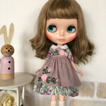 Blythe リボン刺繍ワンピース