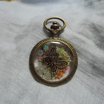 懐中時計-春の景色-のペンダントヘッド