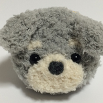 ふわふわシュナウザーちゃんコインケース🐶