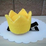 ベビーにも♪王冠ヘアクリップ☆誕生日