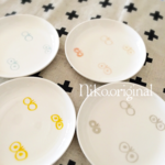 北欧風 ちょうちょのまあるいお皿