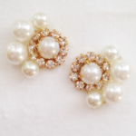 no258/パールビジューピアス
