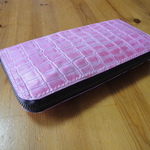 rubypierces様オーダー品　クロコ型押し　ピンクT５－１０