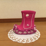 [再販]  防水靴カバー☆ぞうさん（紫）