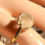 ラスト　月のパワーを秘めた石・・ムーンストーンring （１１号～１９号）