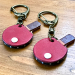 ⭐️ラッピング無料‼️⭐️2個セット 卓球ラケット型キーホルダー🏓