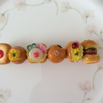 パンのバレッタ♡パン♪パン♪パン♪♡10cmG♡ハンバーガー