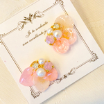 紫陽花花びらピアス