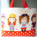 【レッスンバッグ】Girl☆Girl☆レッド☆