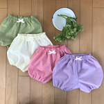 再販✖︎2春色ダンガリーのかぼちゃパンツ