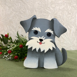 可愛い シュナウザー マグネット クリップ（大）【ペット 愛犬 犬】【うちの子】