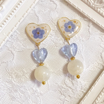 勿忘草♡ドライフラワー  ピアス