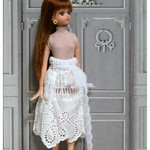 【22cmドール】♡シワ加工のロングスカート♡    