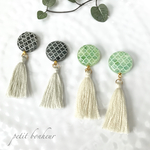 水彩画のようなモロッカンピアス/イヤリング