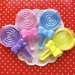 再入荷★レトロポップ★キャンディ★ロリポップ型★小物入れ【4色セット】
