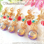 🍀ご縁出品🍀お月様まんまるイヤホンジャック(orチャーム)