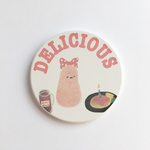 送料込み価格【art-series-吸水コースター(F)delicious】モグモグちゃん