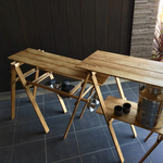 カウンターテーブル Pro. hinoki (Mウォルナット)キャンプ＊アウトドア