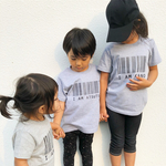 バーコード☆Tシャツ.長袖. ロンパース☆名入れ☆誕生日やプレゼントにも♡