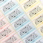 サンキューシール 水引 りぼん パステル 65枚