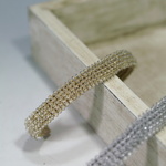 Bead Crochet Bangle Gold　 ビーズクロッシェ　バングル　ゴールド