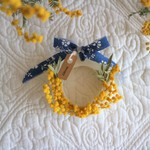 春のミモザ✾アロマワックスサシェ