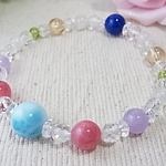 【Eさまのお品】♥優しい幸せの虹♥ラリマー・インカローズ・アクアマリン…♥パワーストーン♥e16
