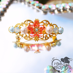 春爛漫〜桜バレッタ〜ショートサイズ   山桜 ピンク色