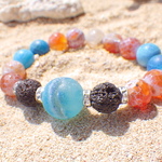 Hawaiian Sunset Diffuser Bracelet    焦茶