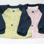 【ご注文品】前あき長袖スモック（110）２点