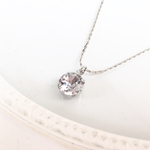 Swarovski スモーキーモーヴネックレス