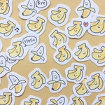 フレークシール♡バナナ