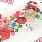 チェシャ猫のバレッタ(8センチ金具)