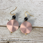 ピンク×ブラック✨ ピアス/イヤリング